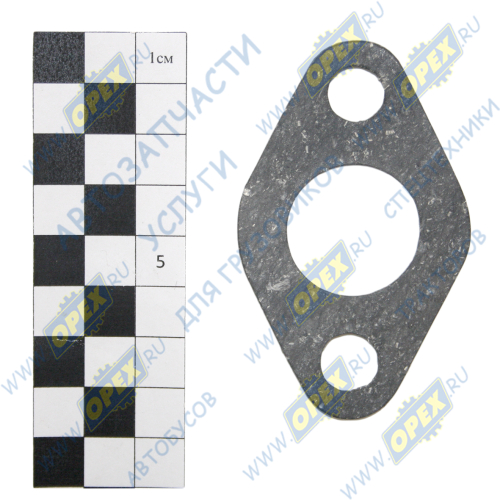 238Ф-1118322 Прокладка ромбич. 75х46; фвнутр=26; 2отв.ф11 патрубка (чешка) Techno Drive